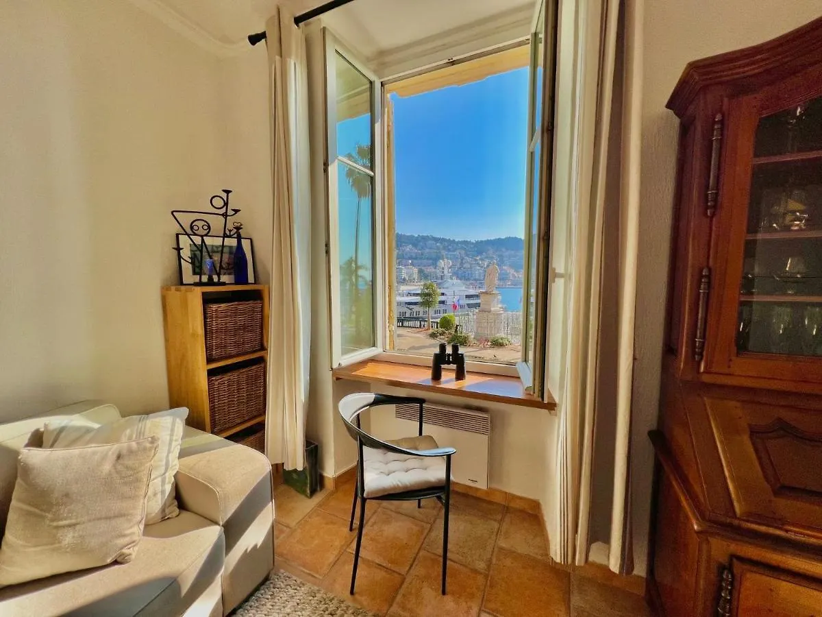 Apartmán Aparthotel Riviera - Amazing 1 Bedroom Ac- Port Nice - Guynemer Sea View