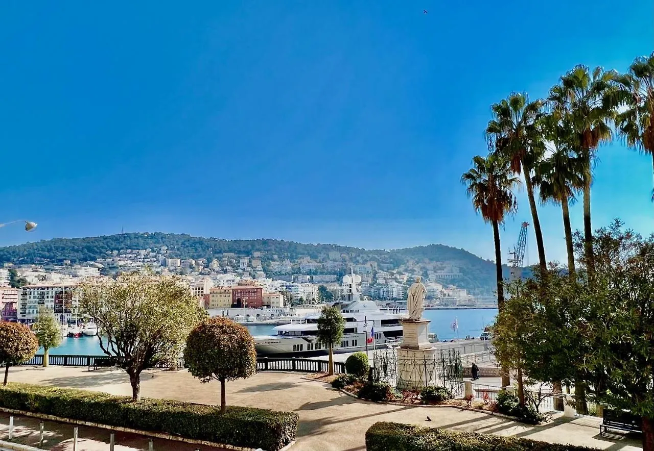 Apartment Aparthotel Riviera - Amazing 1 Bedroom Ac- Port Nice - Guynemer Sea View